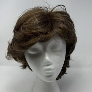 Henry Margu Synthetic Wig Short Layer 100% Modacrylic Fiber MIJ VTG Auburn Brown